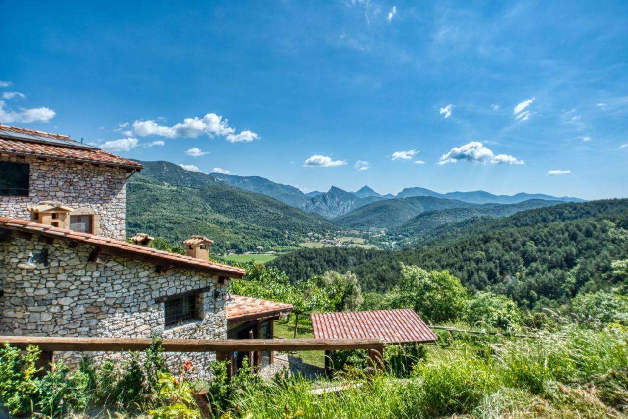 Mas Pineda Villa Oix Bagian luar foto